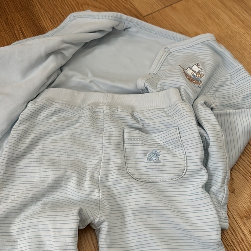babycotton top and bottom sailer set- 9 months - Picture 7 of 7